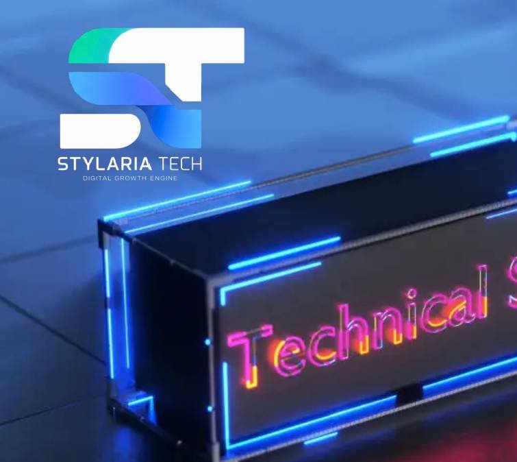 Stylaria Tech strategist reviewing website analysis report